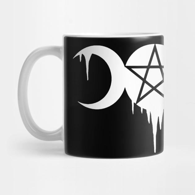 WICCA, WITCHCRAFT, TRIPLE MOON by ShirtFace